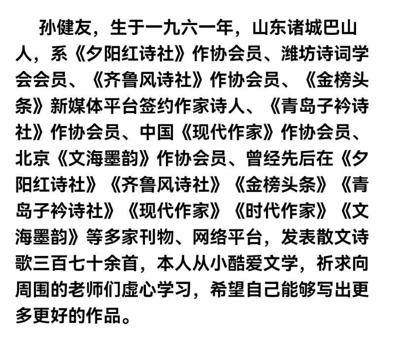 【齐鲁风】分享优秀诗人孙健友《巴山盛开的梅花》请欣赏（图12）