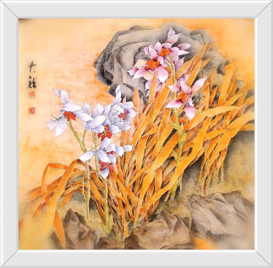 内涵的心海写出多彩的艺术世界著名画家马大龙作品欣赏【雅诗总会】（图9）