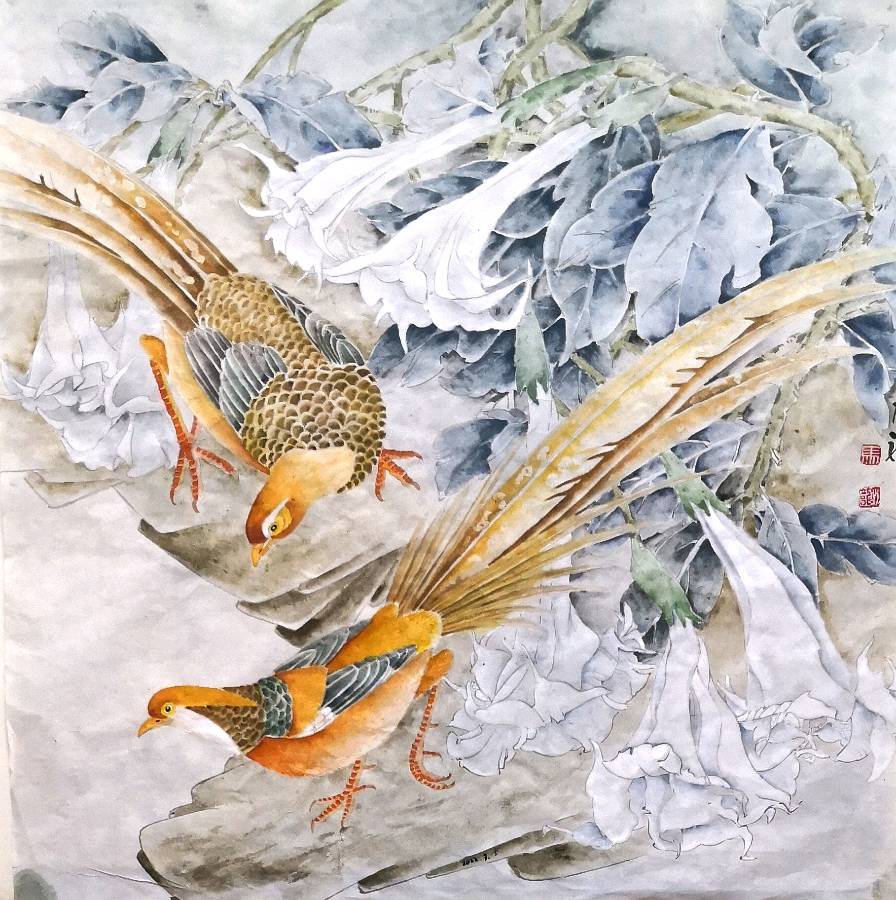 内涵的心海写出多彩的艺术世界著名画家马大龙作品欣赏【雅诗总会】（图14）