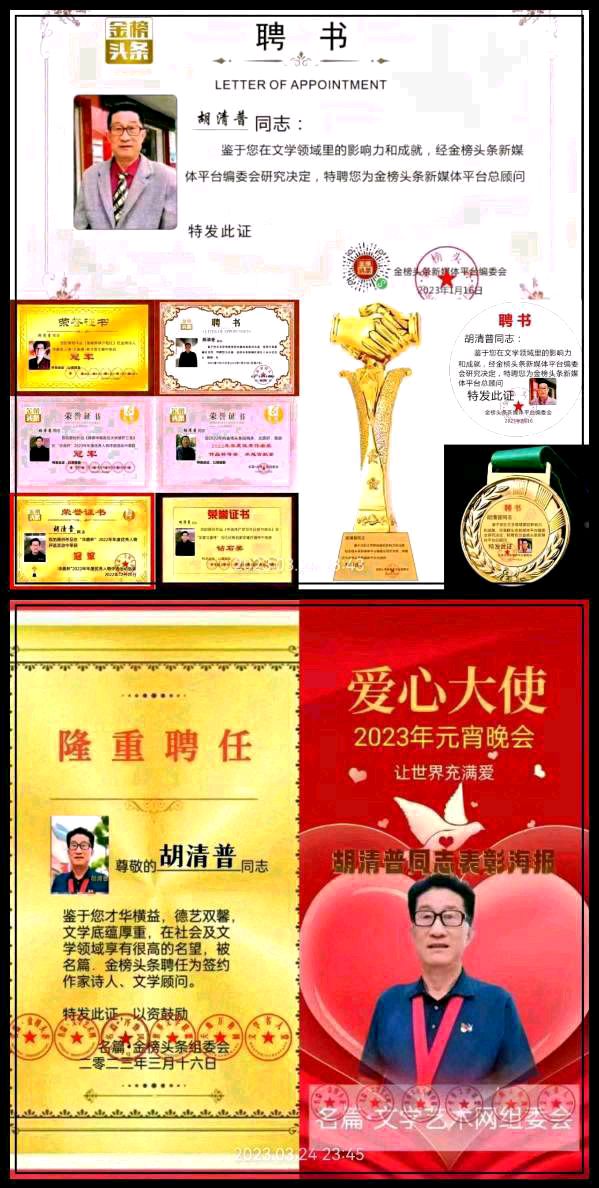 【北京头条】分享优秀作家诗人胡清普老师《退休了才走进书香暮年里》(图13)