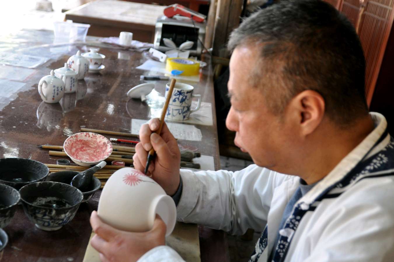 《七律 观景德镇陶瓷博览区随感》作者:吴云钦(图5)