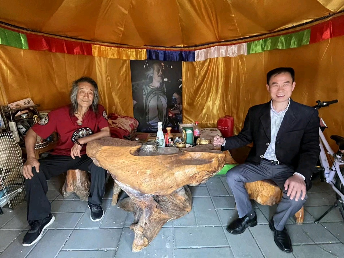 艺术家萧宽泼墨挥毫和崔哥醉侃【雅诗总会】(图16)