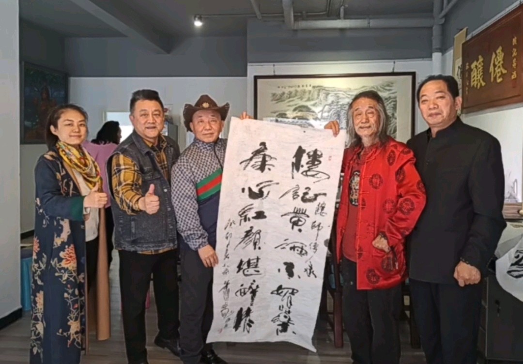 艺术家萧宽泼墨挥毫和崔哥醉侃【雅诗总会】(图6)