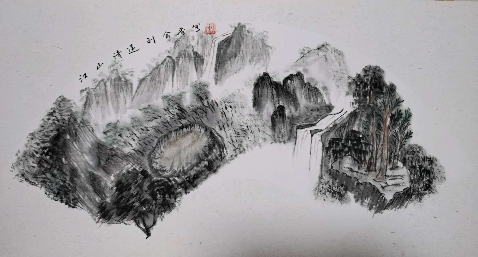 平和的心境写出山水情山水画家刘合香作品一览【雅诗总会】（图15）