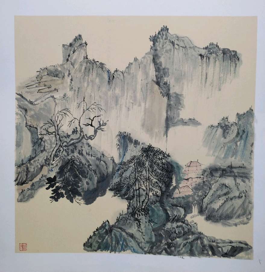 平和的心境写出山水情山水画家刘合香作品一览【雅诗总会】（图19）
