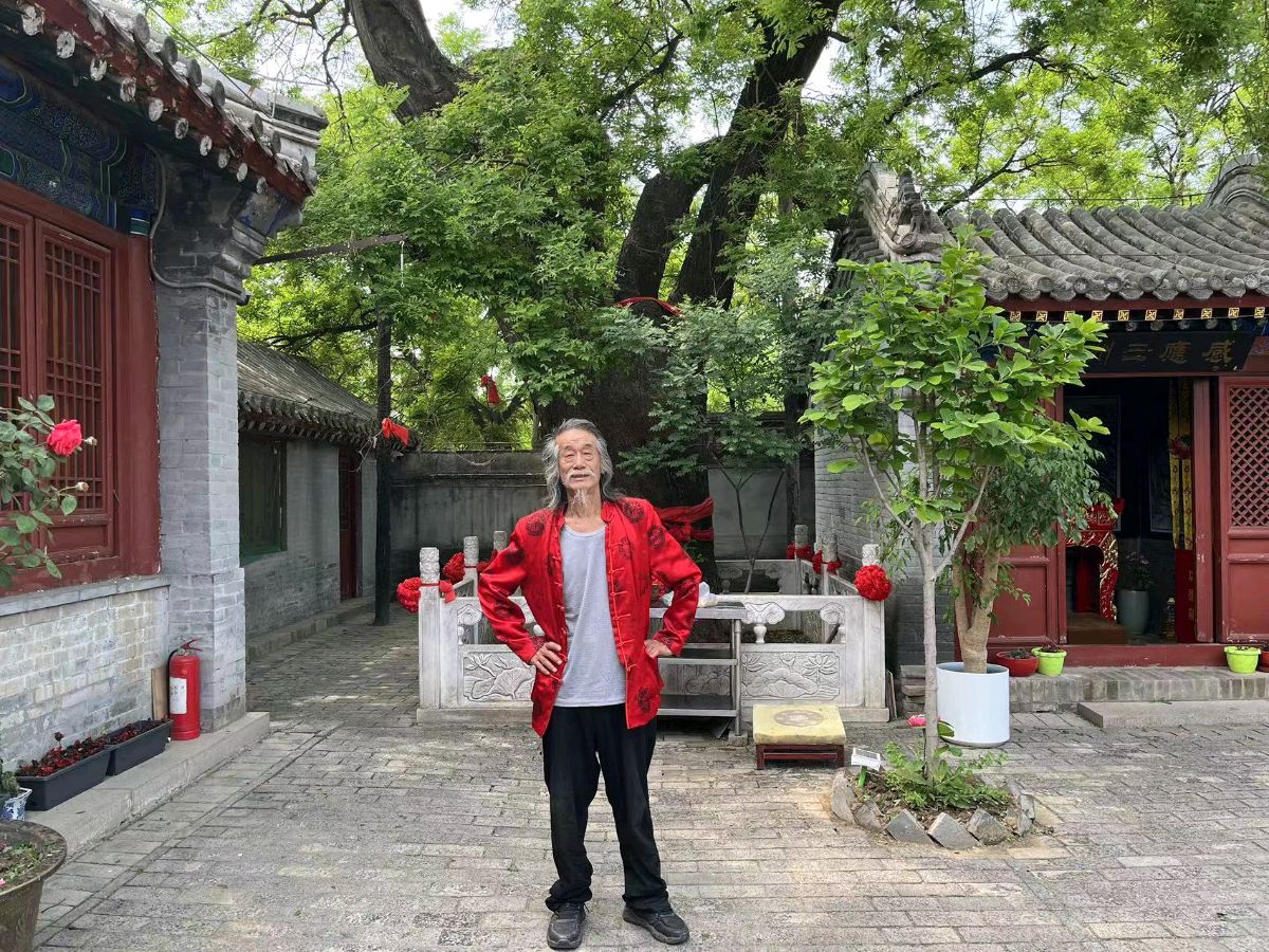 艺术家萧宽泼墨大兴寺艺友佛缘【雅诗总会】(图4)
