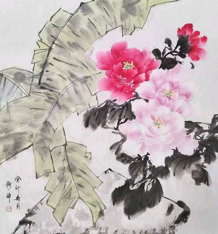 清香飘动醉四季国色韵雅写意境‖著名画家穆辞作品欣赏（图8）