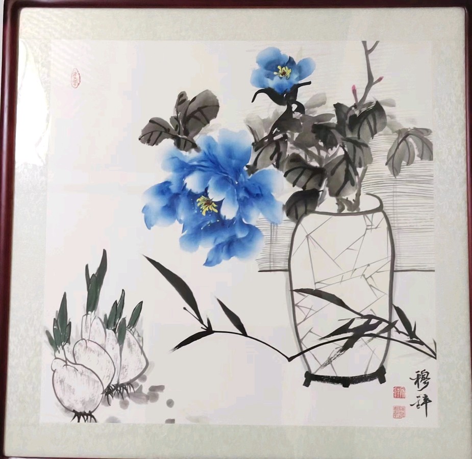 清香飘动醉四季国色韵雅写意境‖著名画家穆辞作品欣赏（图9）