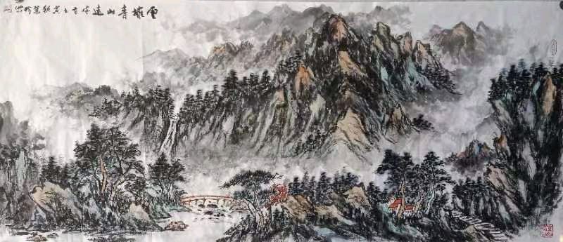 清新隽永写出山水情‖著名画家刘慧珍作品欣赏【雅诗总会】（图3）