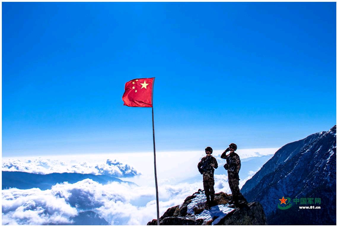 《向军旗敬礼》作者/春光无限 编辑/五指山【花雨馨声】第427期（图3）
