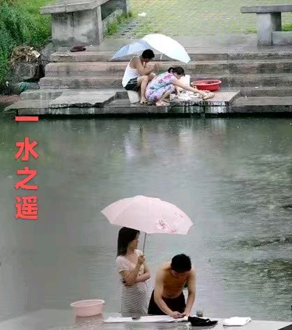 【观图“一水之遥”】同题《七律 · 情浓 》作者/吴云钦（图2）