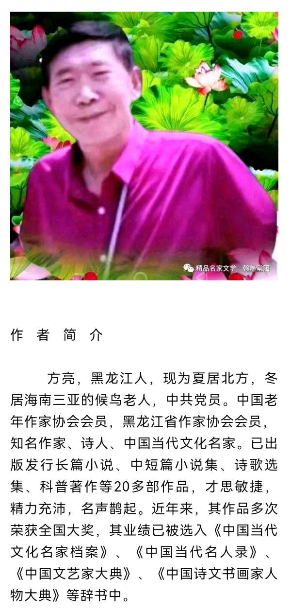 【大东方诗画社】分享优秀作家诗人方亮老师《老有所思》请欣赏（图11）