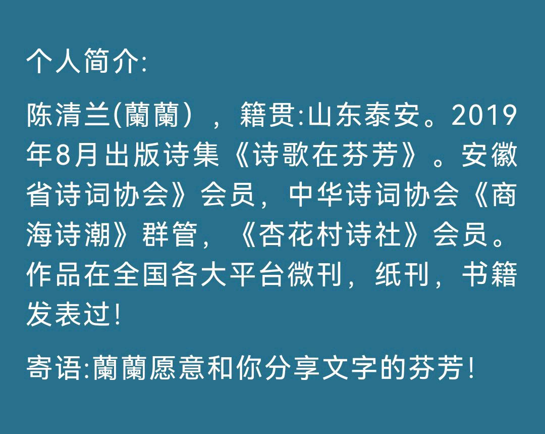 【华夏诗词】推介（安徽）优秀诗人陈清兰《九一八》请关注（图9）