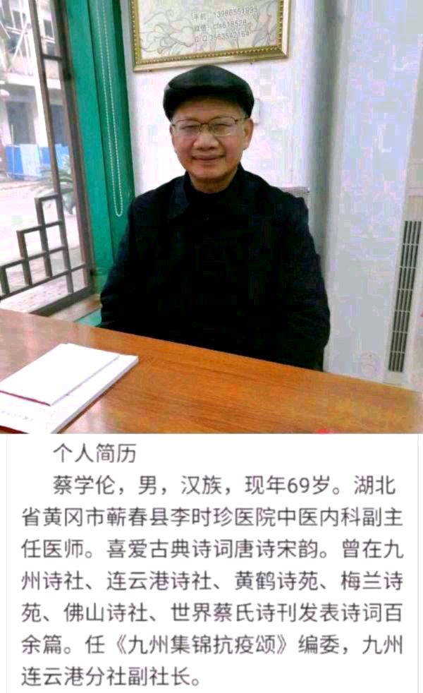 【中华好诗词】分享（湖北）优秀诗人蔡学伦老师《七律·海南旅游答谢表弟表弟妹盛情款待》请欣赏（图14）