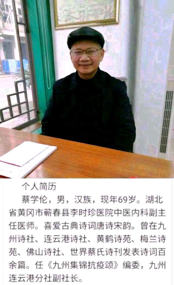 【中华好诗词】分享（湖北）优秀诗人蔡学伦先生《七律·礼赞南山海上观音偈》请欣赏（图9）