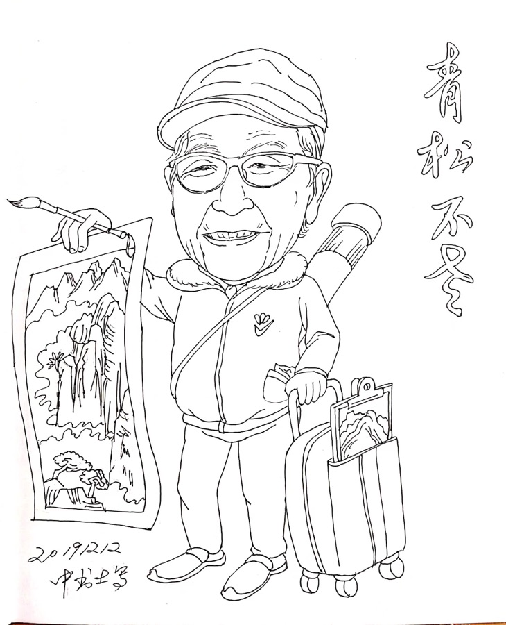 都市头条书画专栏_周平安书画专辑（第二辑人物）京津沪头条（图32）