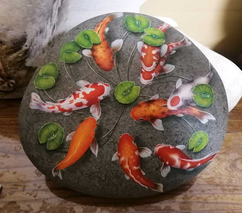 姚长妮的画‖“能说话的石头会唱歌”(图8)