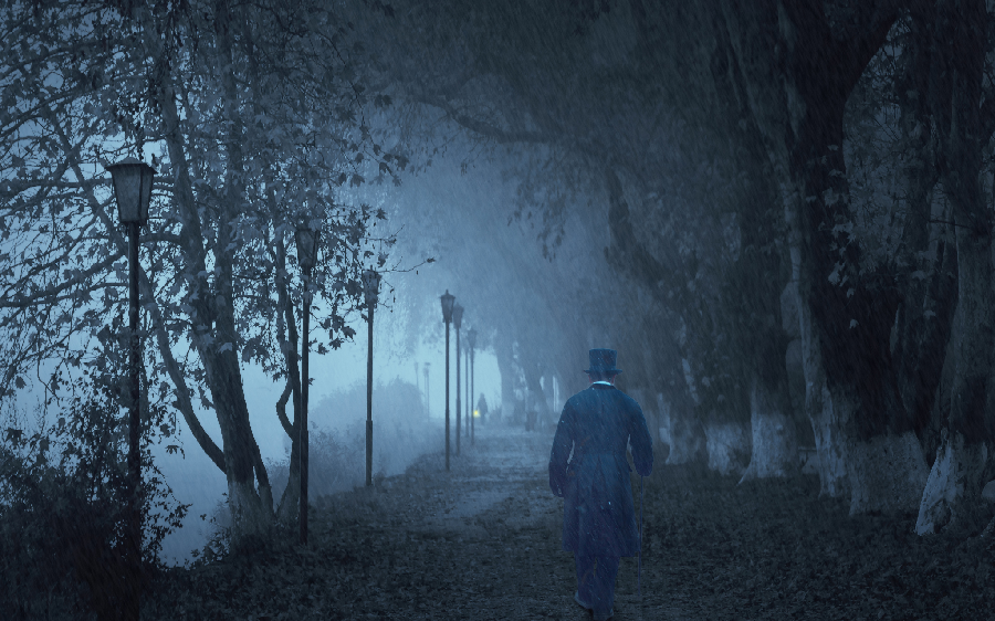 陕西张志民《雨中行》（图4）