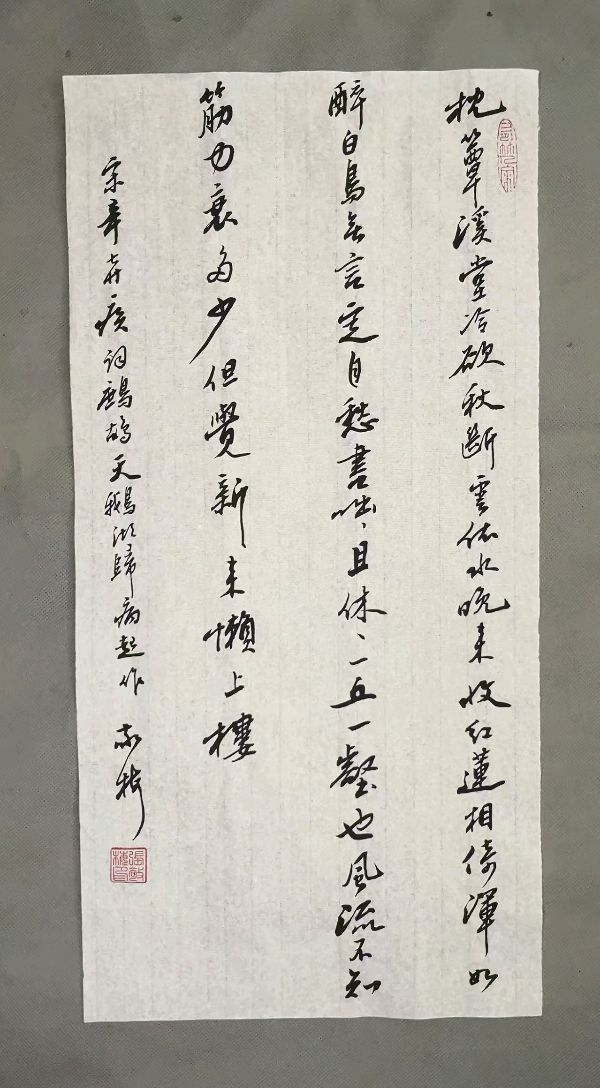 张敬梅（竹影横窗）∥书写诗词书法作品欣赏（图3）