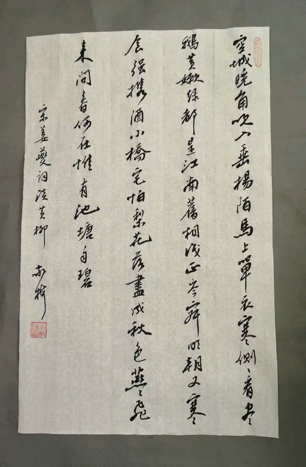 张敬梅（竹影横窗）∥书写诗词书法作品欣赏（图7）