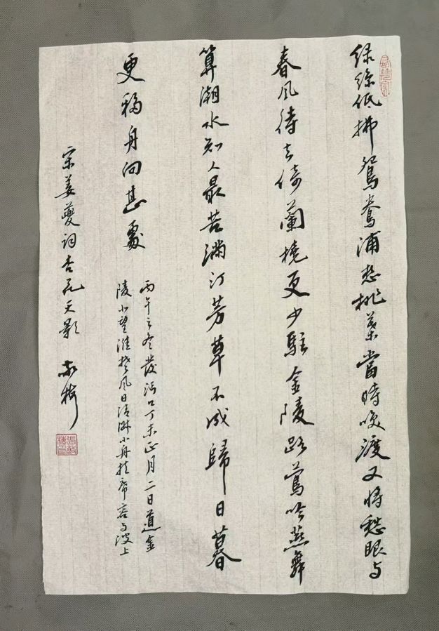 张敬梅（竹影横窗）∥书写诗词书法作品欣赏（图6）