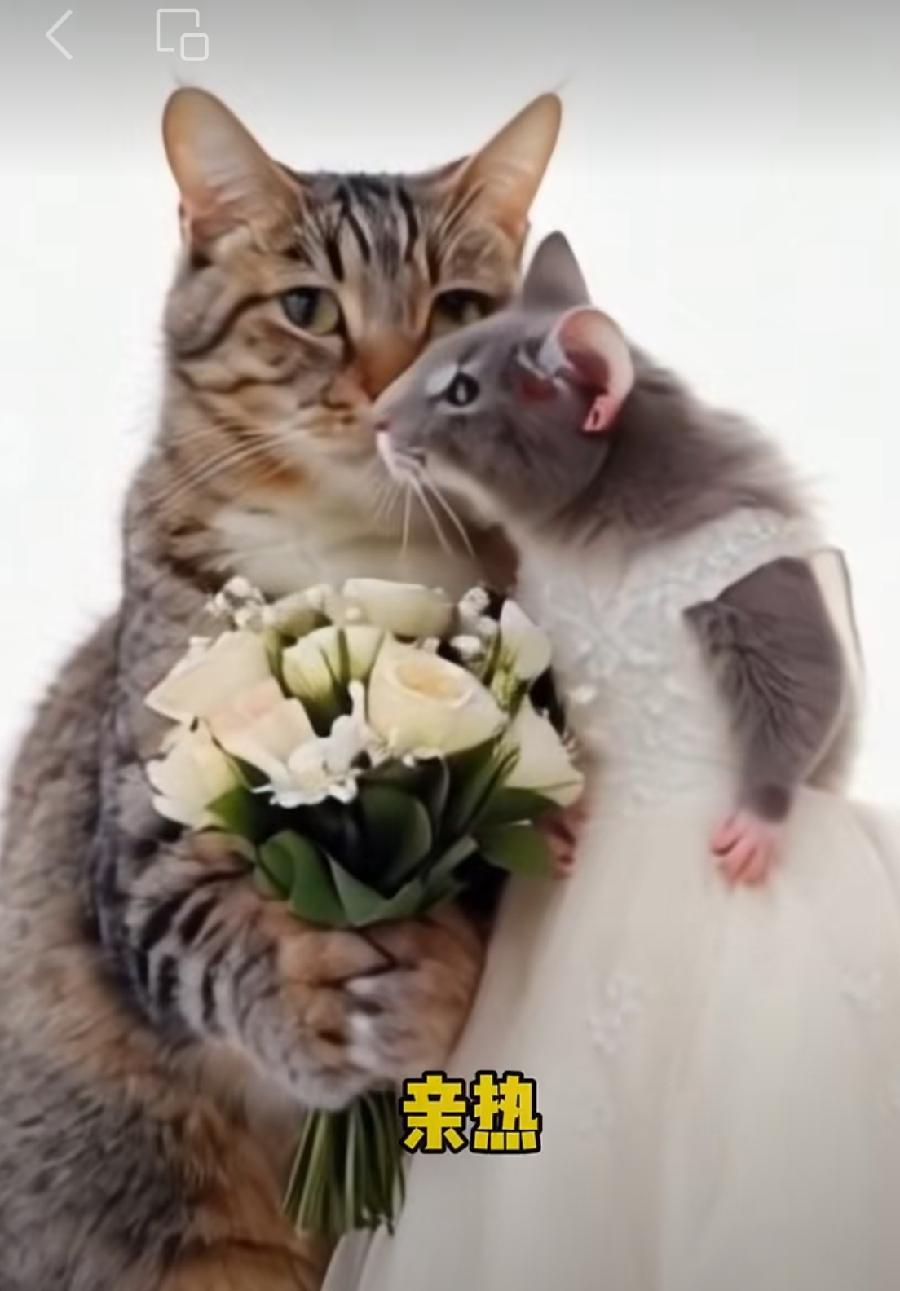 「幽默两则」抱错老婆 猫与老鼠拍结婚照（图12）