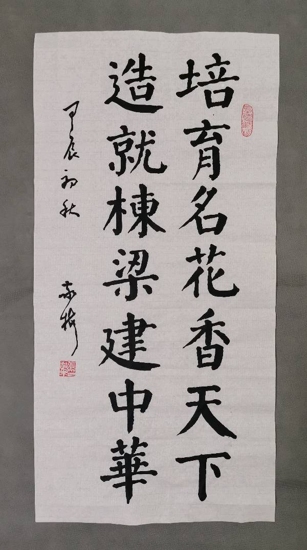 张敬梅（横窗竹影）∥祝贺教师节书法作品欣赏（图10）