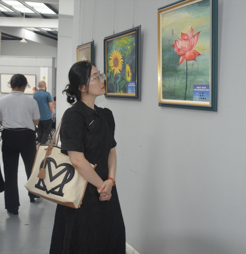 聊城市金融系统举办“翰墨清风 廉润金融”廉洁文化书画展（图8）