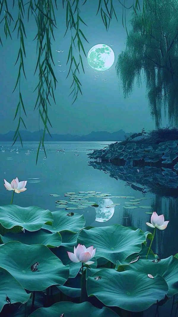 七律-中秋赏月（外一组）诗||马文智（图22）