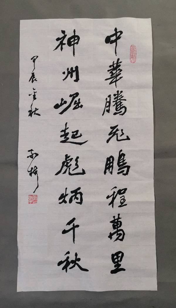 书画家張敬梅（竹影横窗）‖喜迎国庆节书法作品展示（图13）