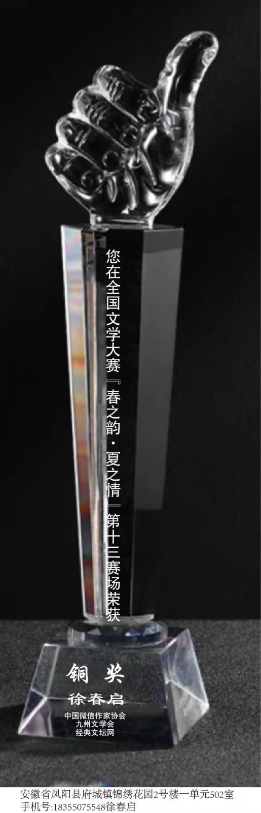 《歌唱老男孩,致敬世诗会》作者:徐春启【四合院诗刊】世界诗人名人展10261期(图8)
