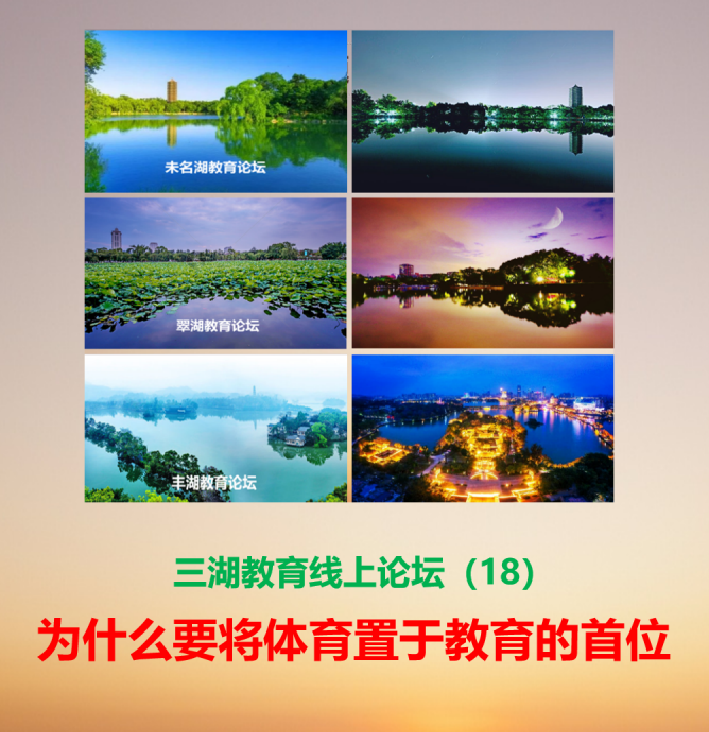 三湖教育线上论坛（18）陈明：离开身体，许多认知都无法完成