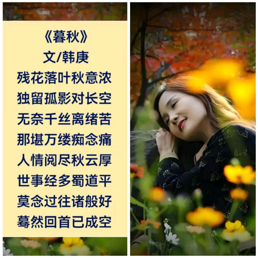 韩庚的《暮秋》