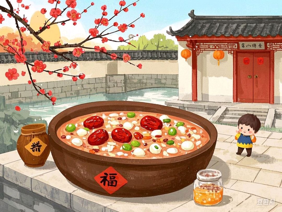 腊粥香浓映万家灯火/作者：春华秋实（图5）