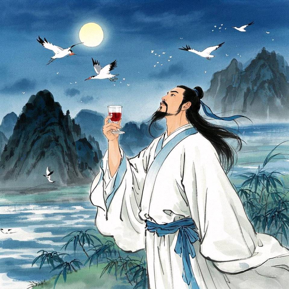 【山海诗社】梦李白·史卷中的诗魂长歌（图2）