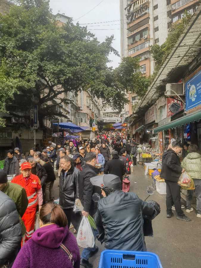 「市场打望」要过年了，赶最后一次南坪场（图3）