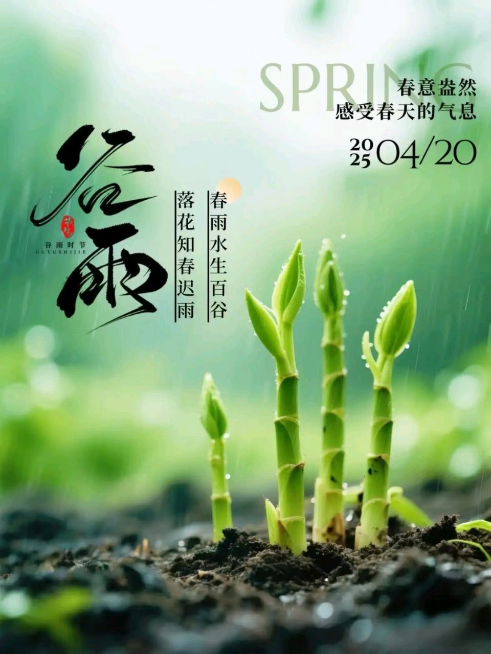 七绝-谷雨至吟～诗◑胡斌（桃花园君）（图9）