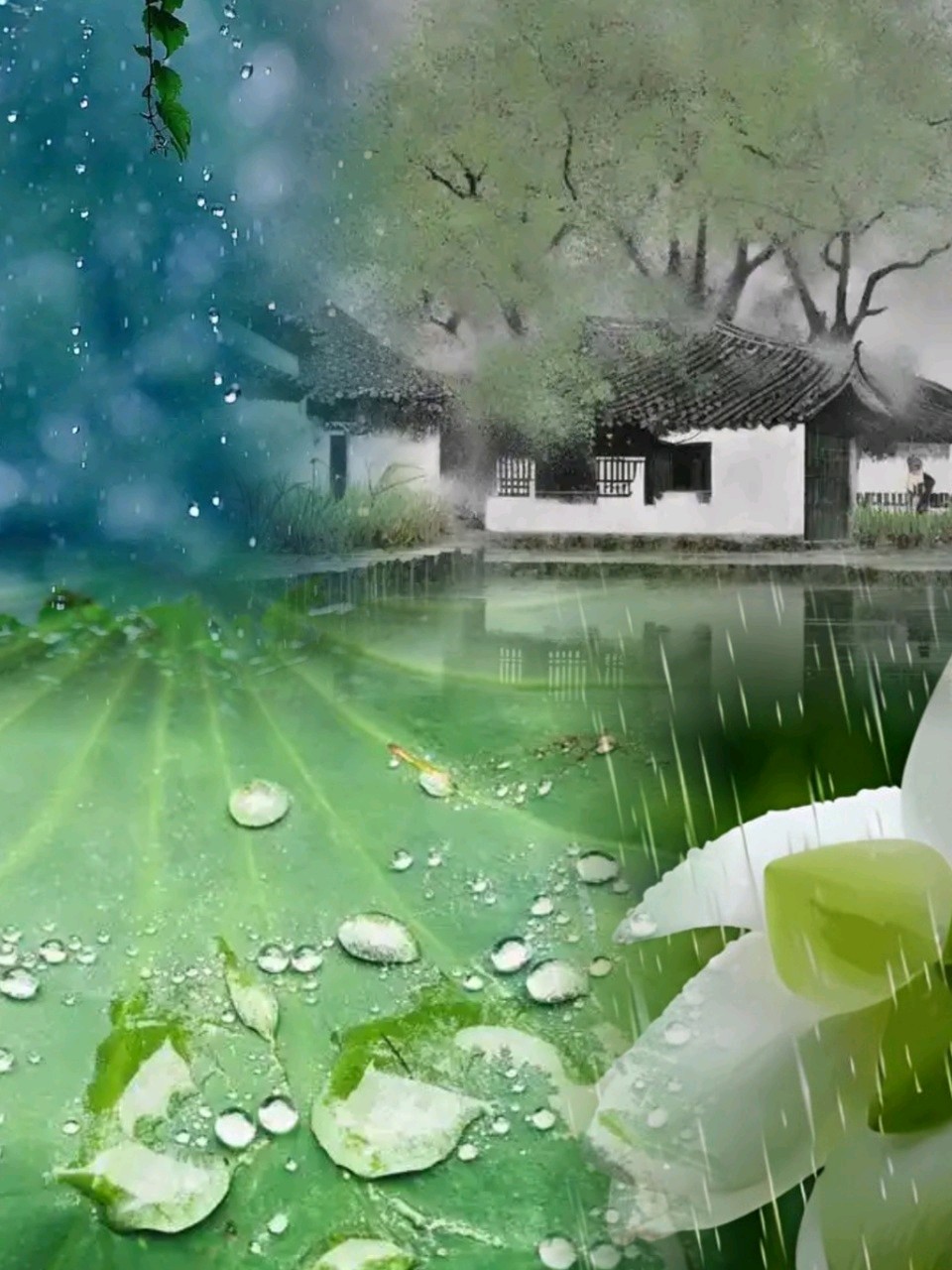 初夏听雨文/图/青山新雨一一一（图3）