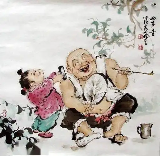 东方书剑的《【双调・沉醉东风】天伦乐》