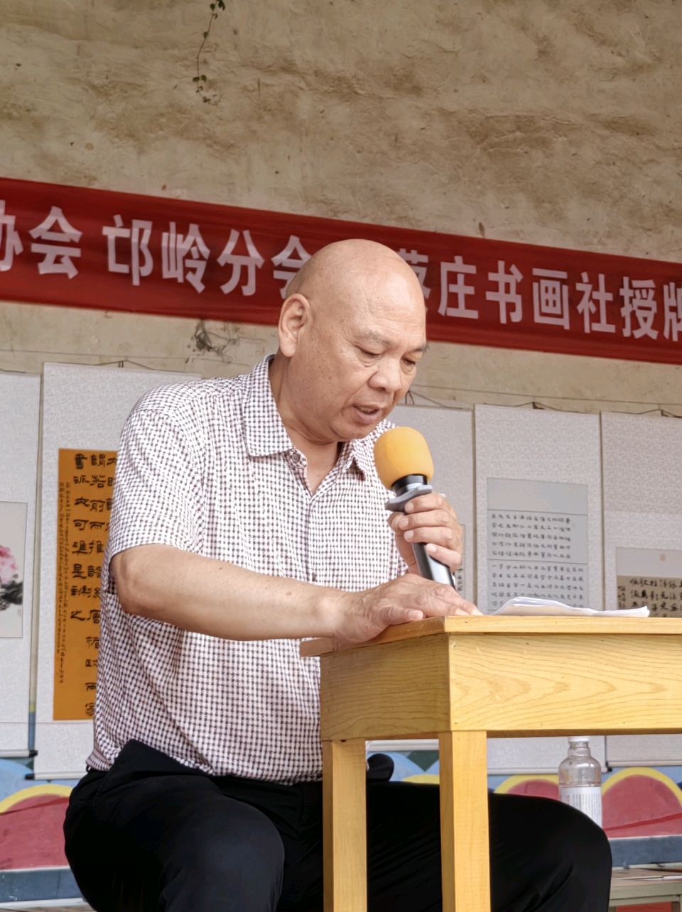 偃师区老年书画家协会邙岭分会庆七一书画展暨西蔡庄书画社成立大会在邙岭召开（图25）