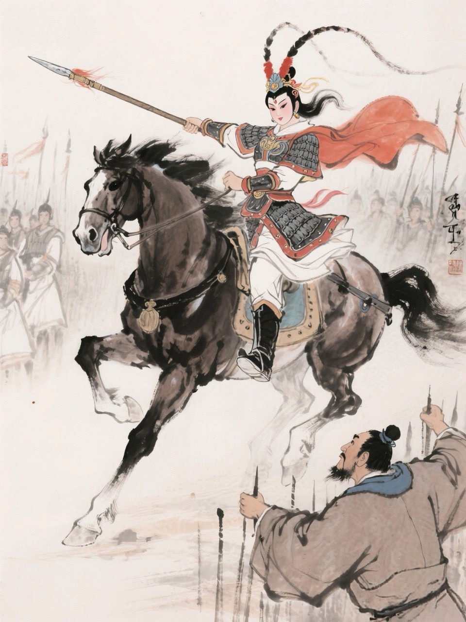 水调歌头·劫法场救夫Ⅱ文/暖阁轩Ⅱ千古传佳话，侠女救英雄（图2）