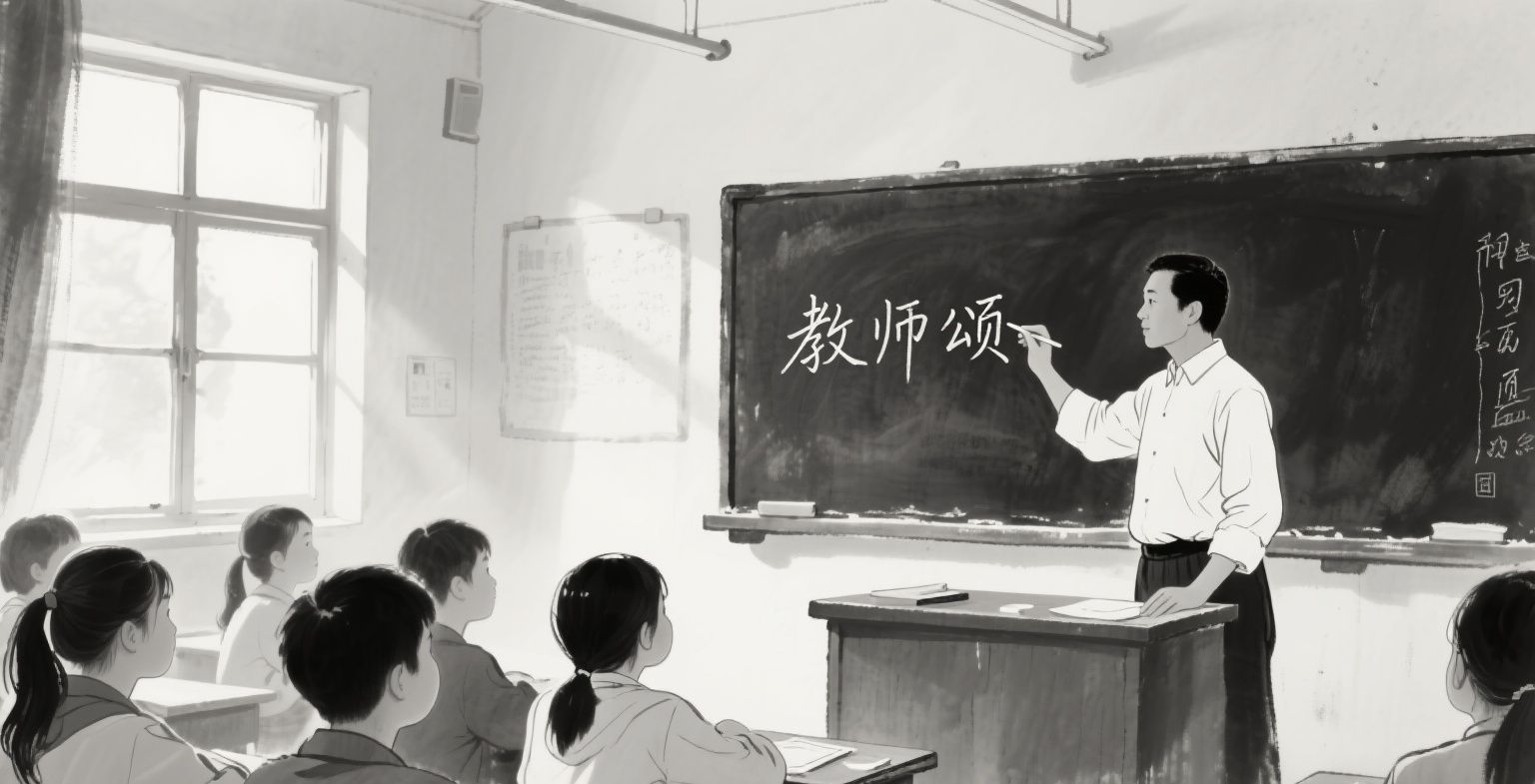 讲台有光，照亮山河 坦荡老师写给教师节的诗歌《老师颂》温暖人心！雅韵声韵/都市头条编辑部出品，编辑/海韵发布（图11）