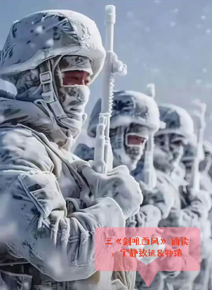 听你花开的港湾 ‖ 六月荷教授原创作品《军魂照山河》朗诵/听你花开的港湾主播（图8）