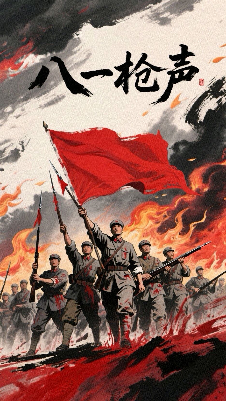 🔥七律·八一枪声Ⅱ文/暖阁轩（图2）
