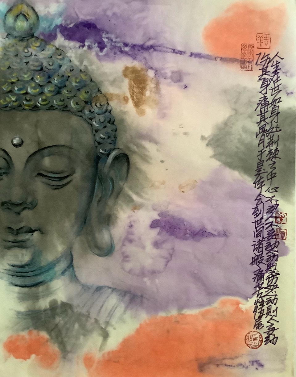 陈秀英国画艺术全球展（澳大利亚）艺评：卞荔莎（美国）世界诗书画协会. 艺海珍藏（15）（图8）