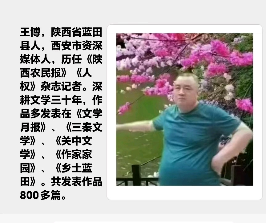 西安作家王博//《一盏马灯的岁月》