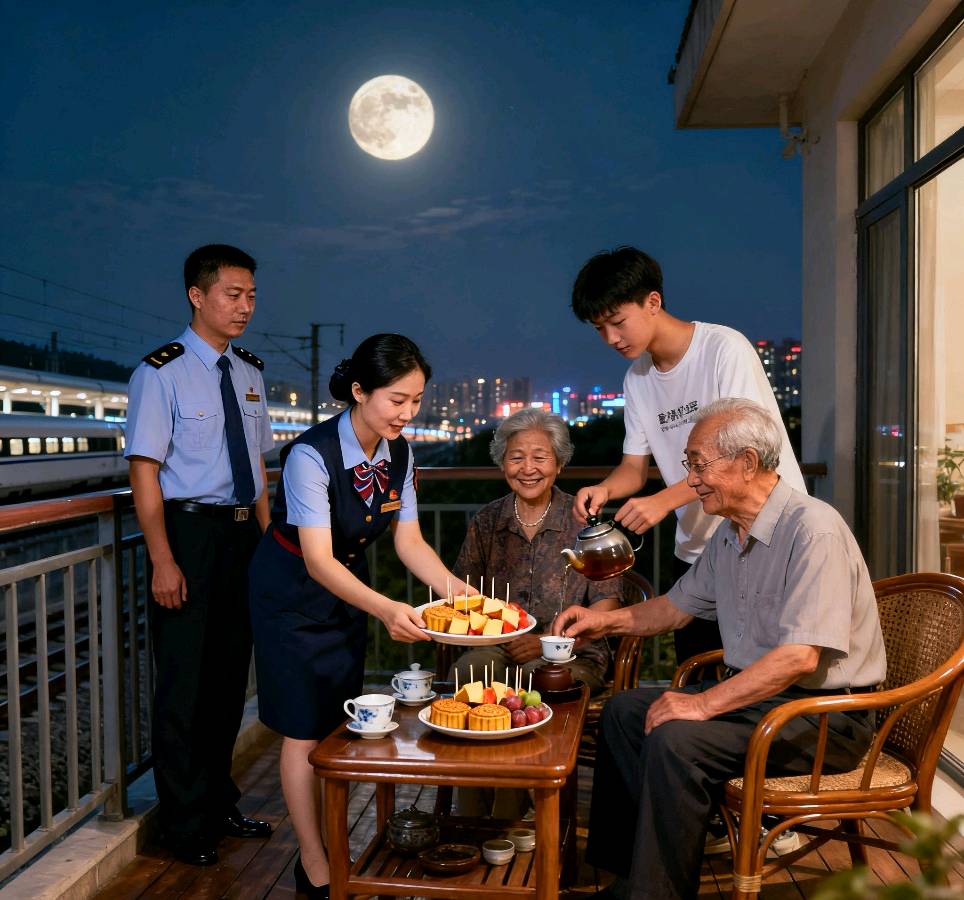 「纪实文学」中秋月下的铁四代（图2）