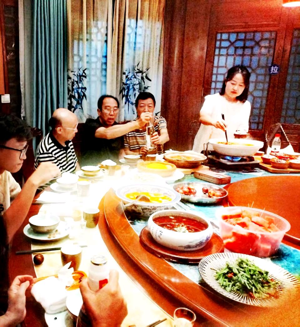 廖尚光《七律.谢小妹和妹夫款待众亲朋》