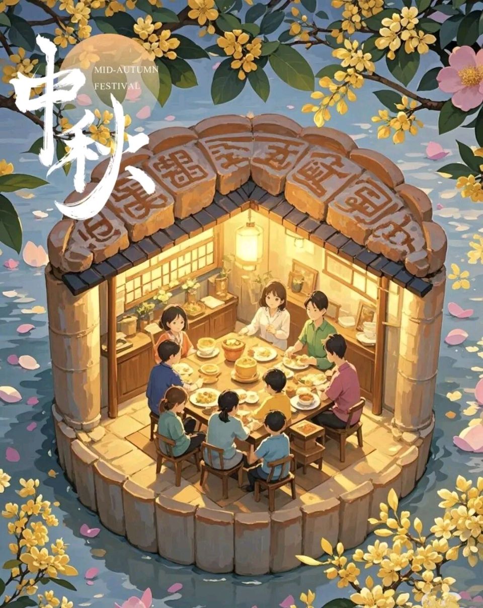 走小月九日一曰小//《国庆·中秋双节吟》三首（图4）
