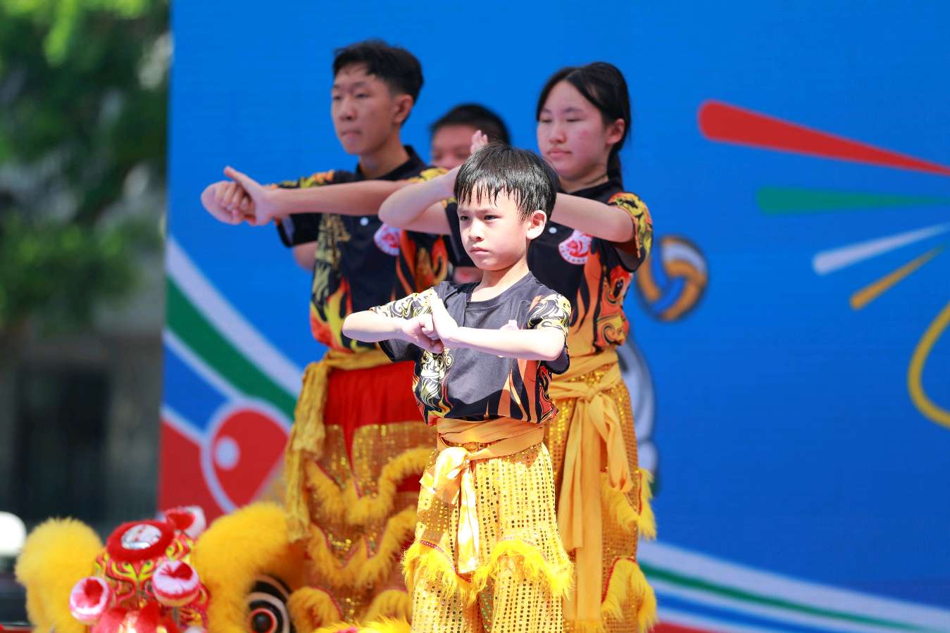 北京路狮跃少年狂 非遗新声贺全运（图7）
